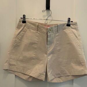 Lilly Pulitzer Cream Shorts Size 6